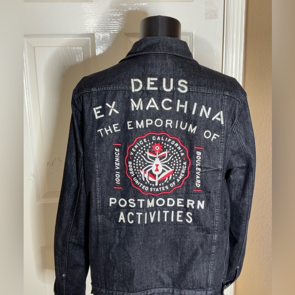 Deus Ex Machina Ronald denim jacket in black Denim 3xl​​